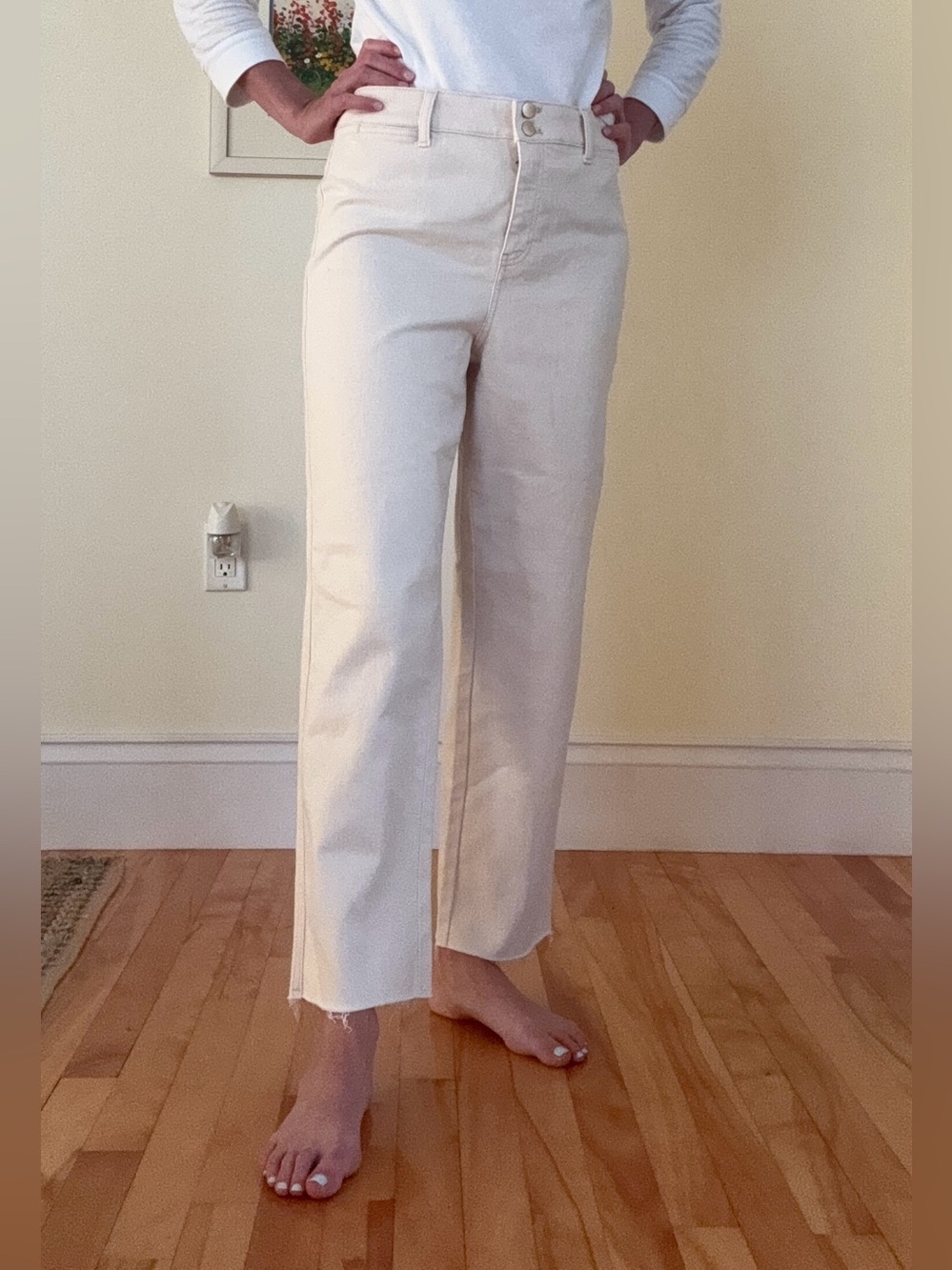 Talbots Straight-Leg Jean with Raw Hem